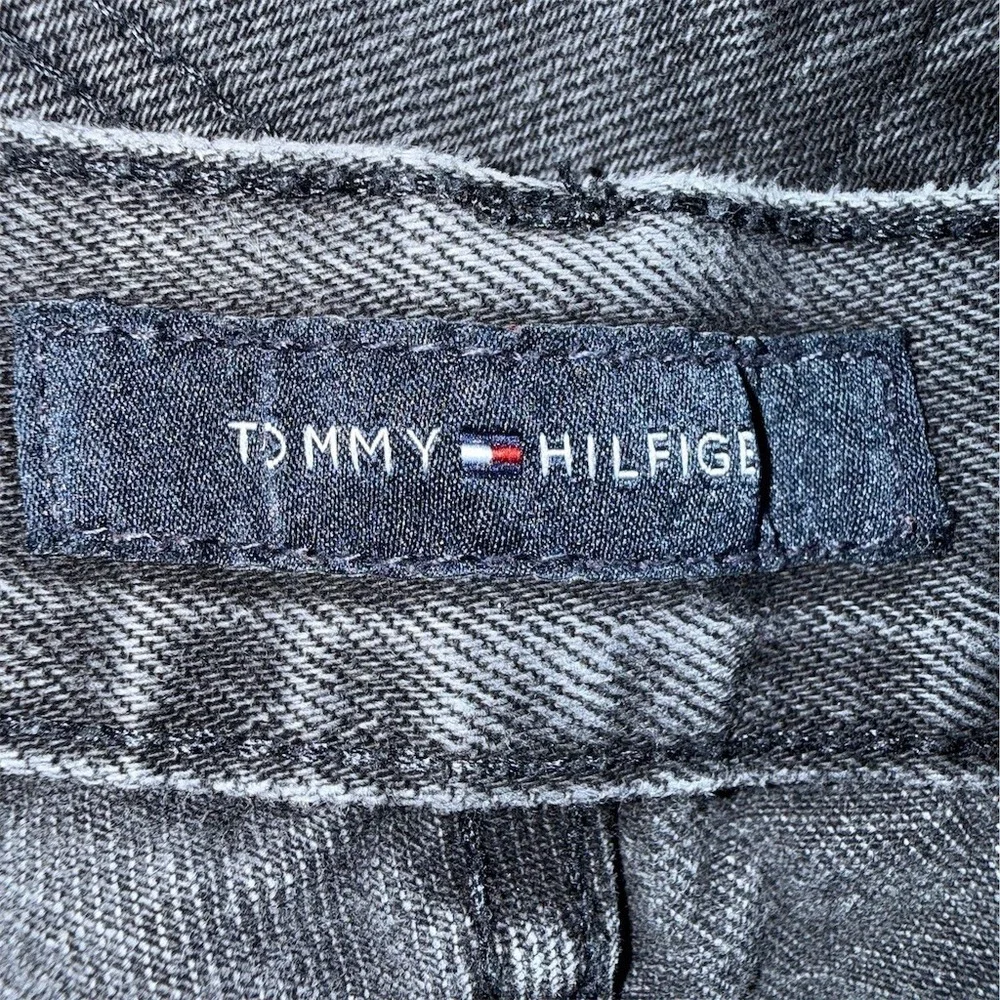 Tommy Hilfiger Jeans Mens 36x30 Black Straight Leg 5-Pocket Mid Rise Classic Vtg